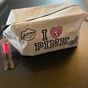 NWT Victoria’s Secret PINK makeup bag with marker